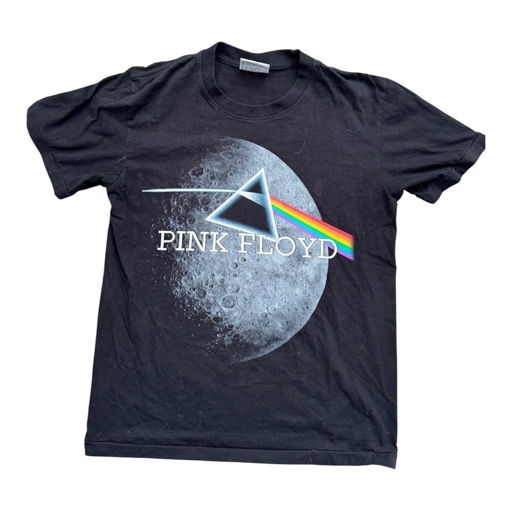 PINK FLOYD Vintage The Roxx Men's Black Darkside of The Moon RARE T-shirt (MED)